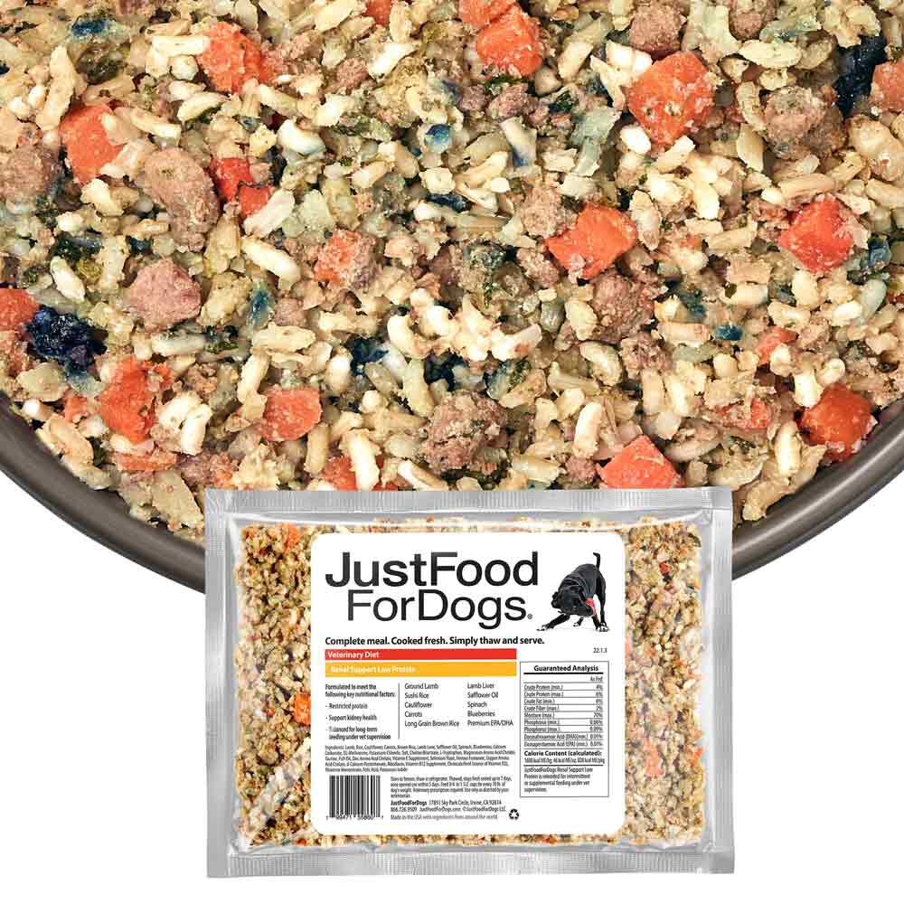 Renal Support Low Protein Small Box JustFoodForDogs
